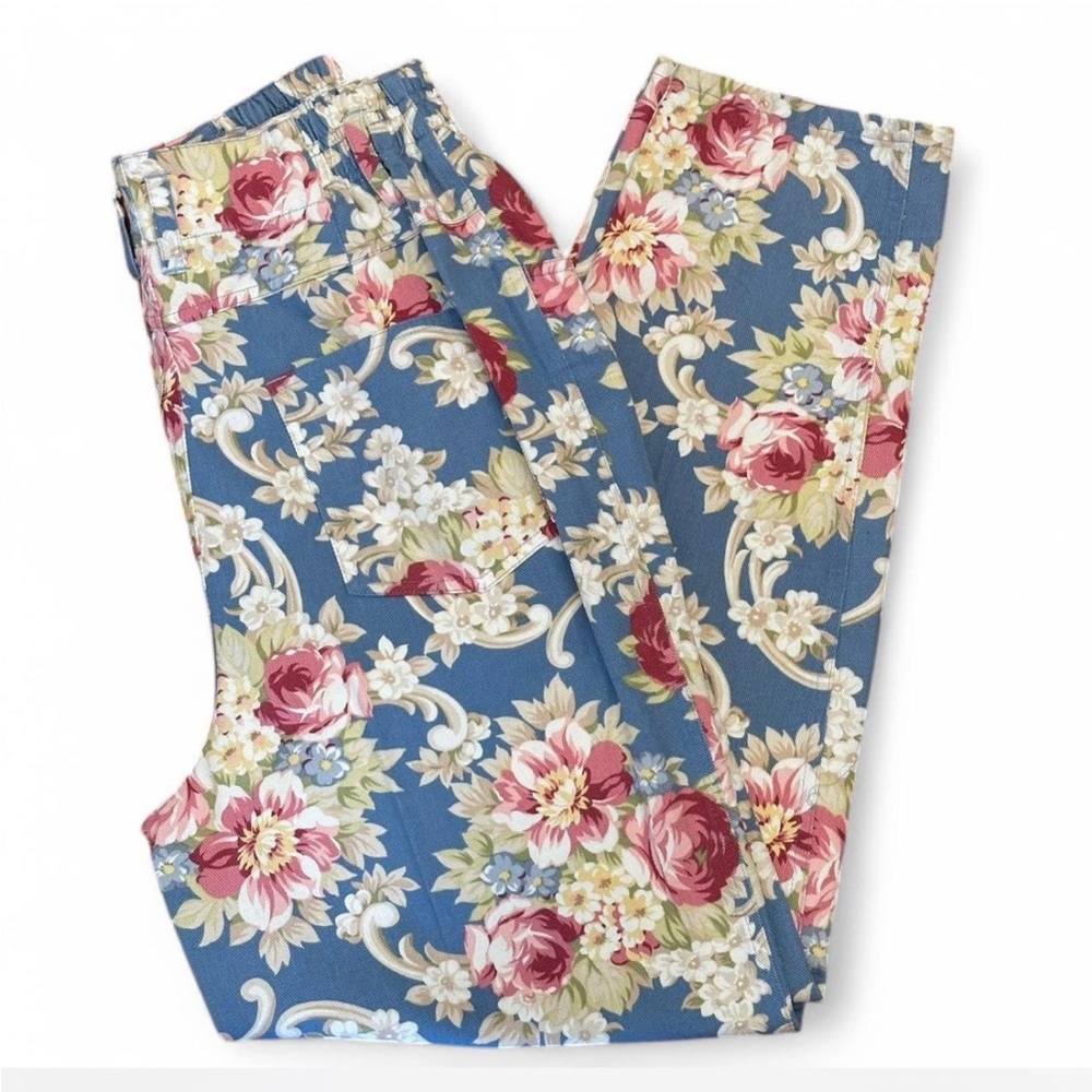 VTG Spring Vibes Floral Print Pants